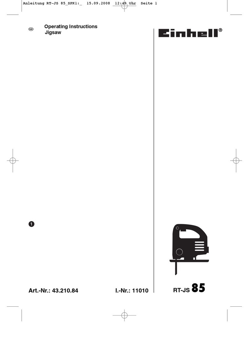EINHELL RT-JS 85 User manual