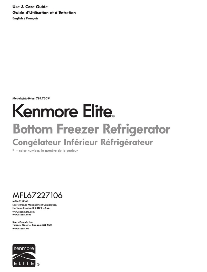 Kenmore 795.7303 Series Use & care guide