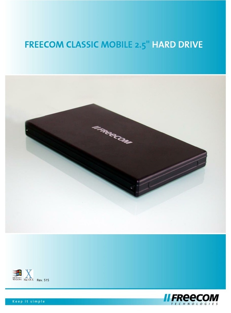 Freecom Classic Mobile 2.5" User manual