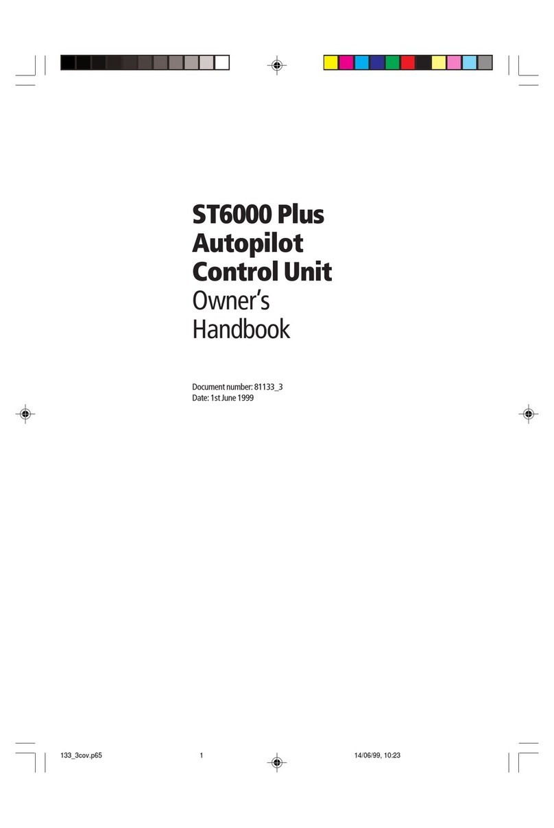 Raytheon Electronics ST6000 Plus Owner's handbook