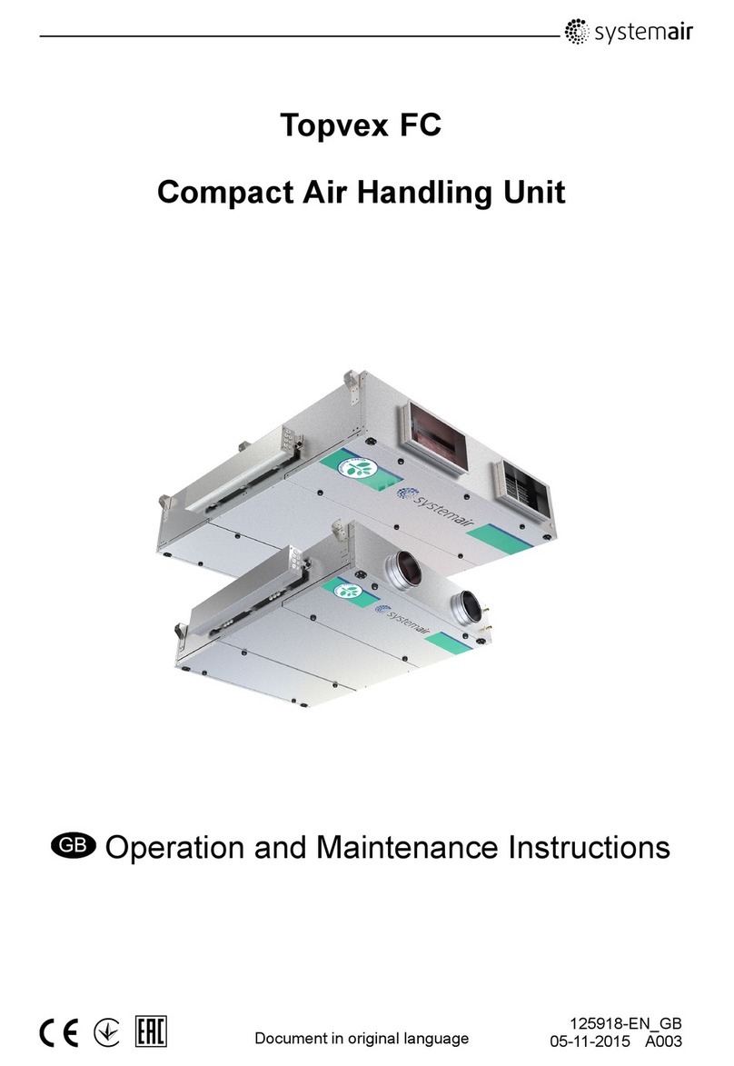 System air Topvex FC Troubleshooting guide