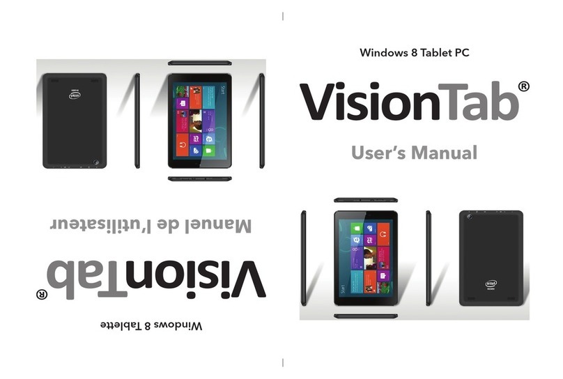 VisionTab T8014TQ User manual