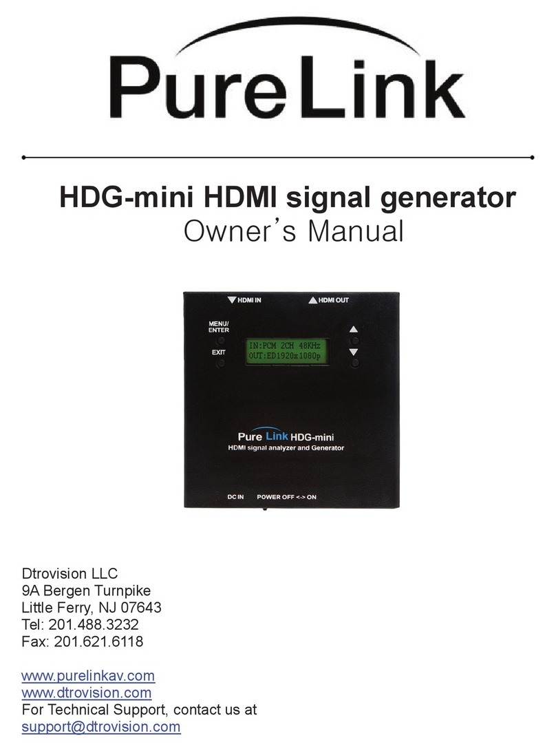 PureLink HDG-mini owner's manual