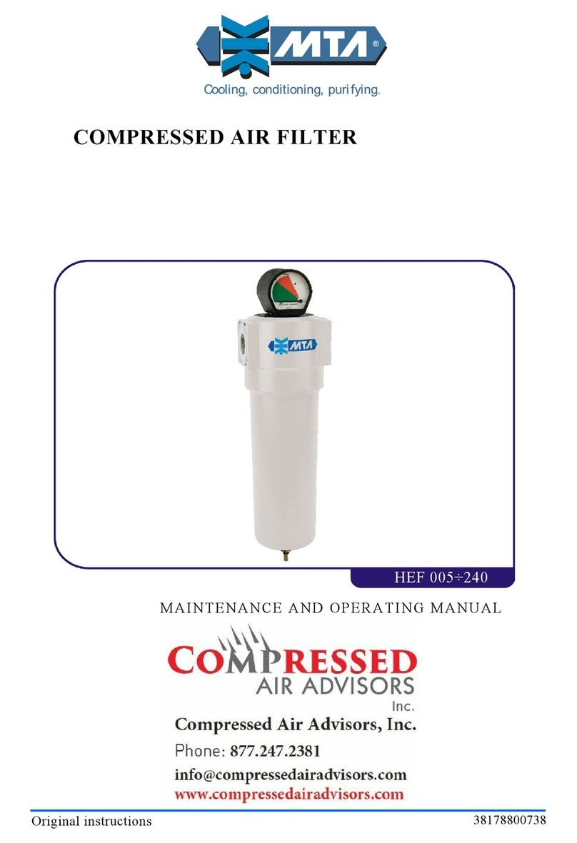Compressed Air Advisors HEF 005 Operating and maintenance manual