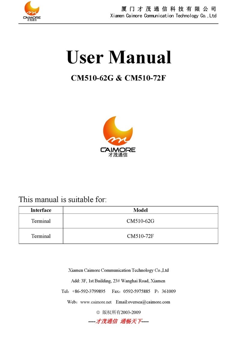 Caimore CM510-72F user manual