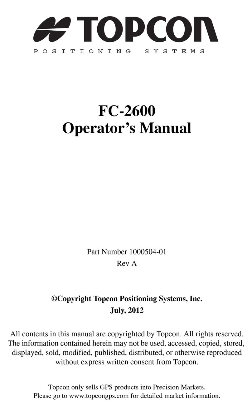 Topcon FC-2600 Operator's manual Topcon FC-2600 Operator's manual