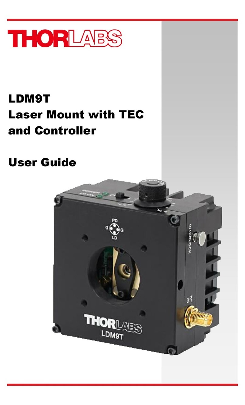 THORLABS LDM9T user guide THORLABS LDM9T user guide