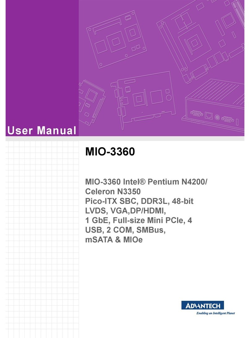 Advantech MIO-3360 User manual