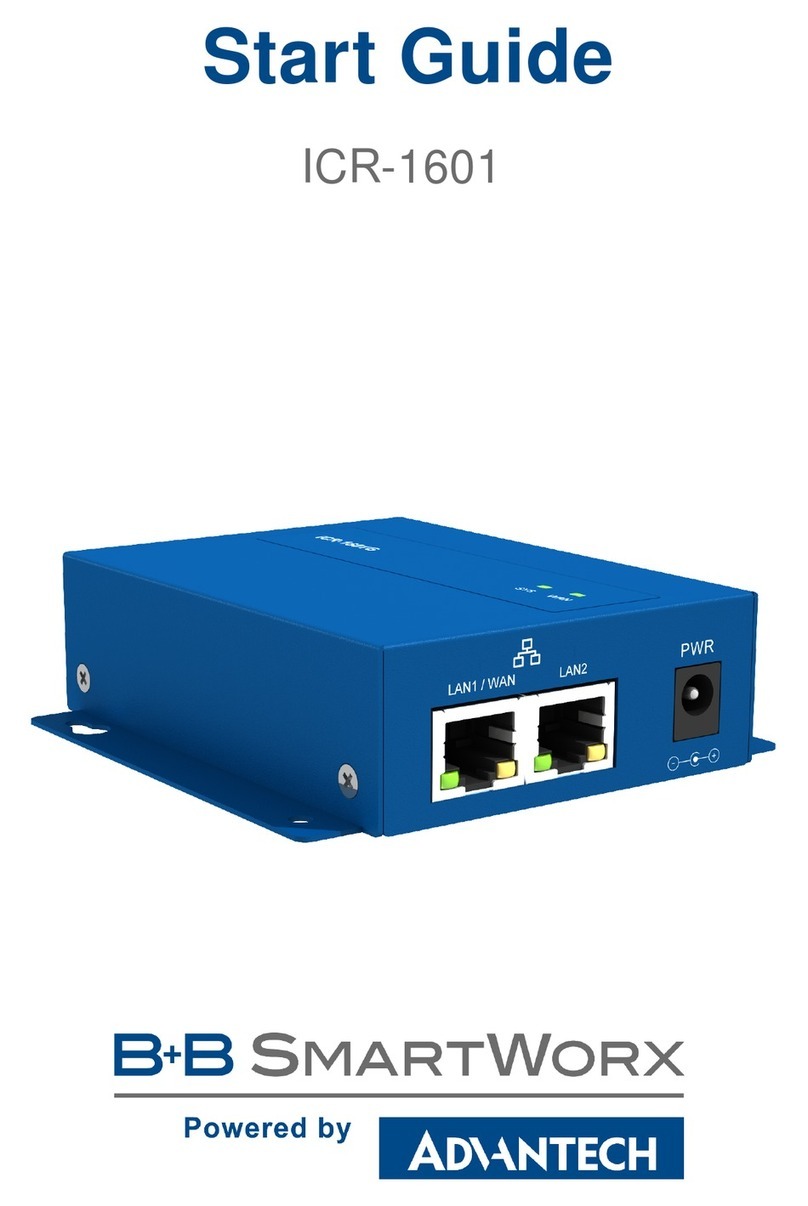 B+B SmartWorx ICR-1601 Guide B+B SmartWorx ICR-1601 Guide