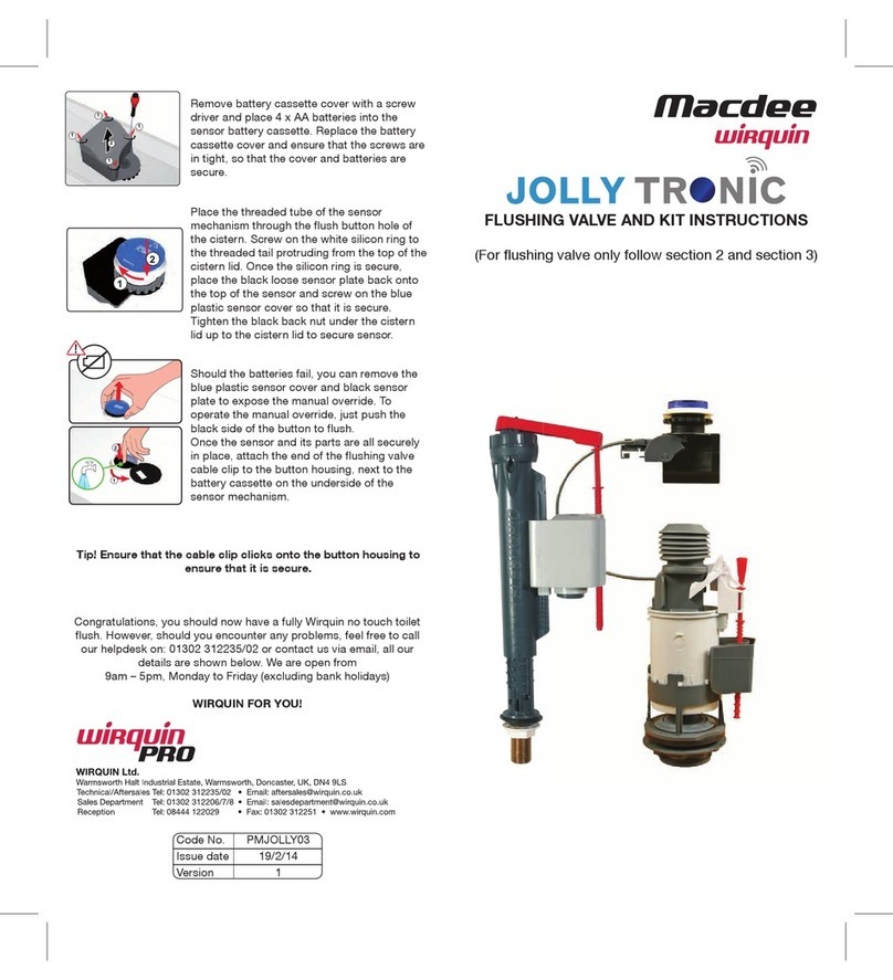Wirquin JOLLY TRONIC instructions Wirquin JOLLY TRONIC instructions