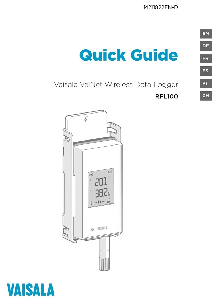 Vaisala VaiNet RFL100 quick guide