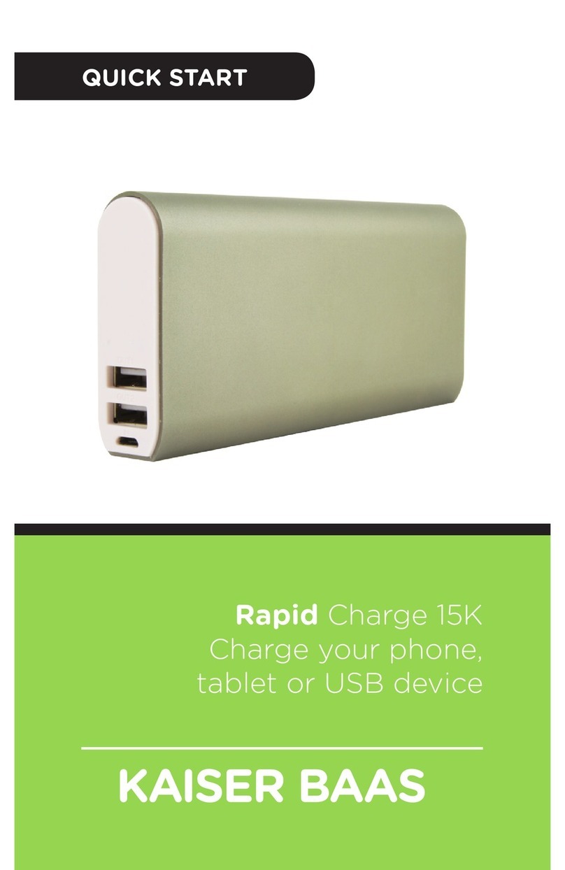 Kaiser Baas Rapid Charge 15K quick start