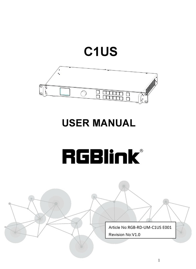 RGBlink C1US User manual