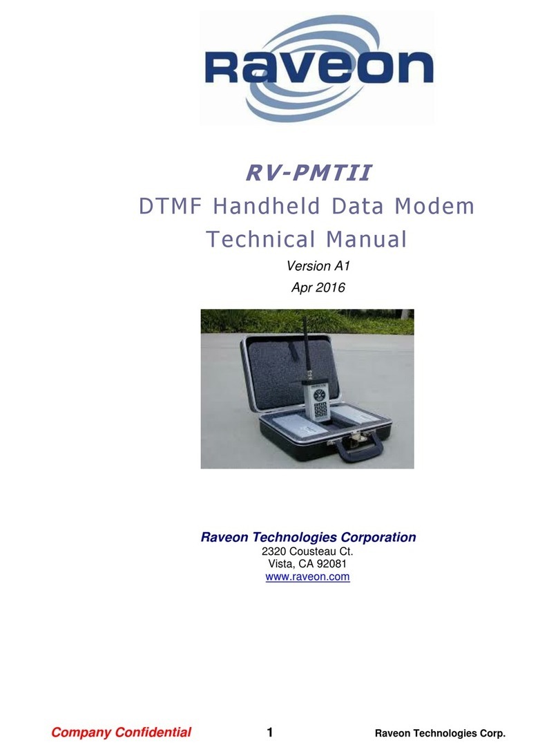 Raveon Technologies Corporation RV-PMTII Technical manual