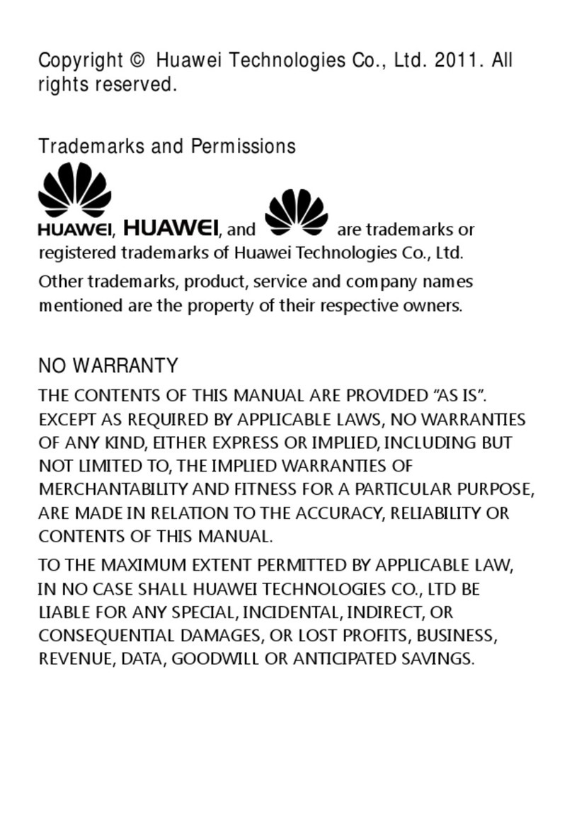 Huawei G6210 User manual Huawei G6210 User manual