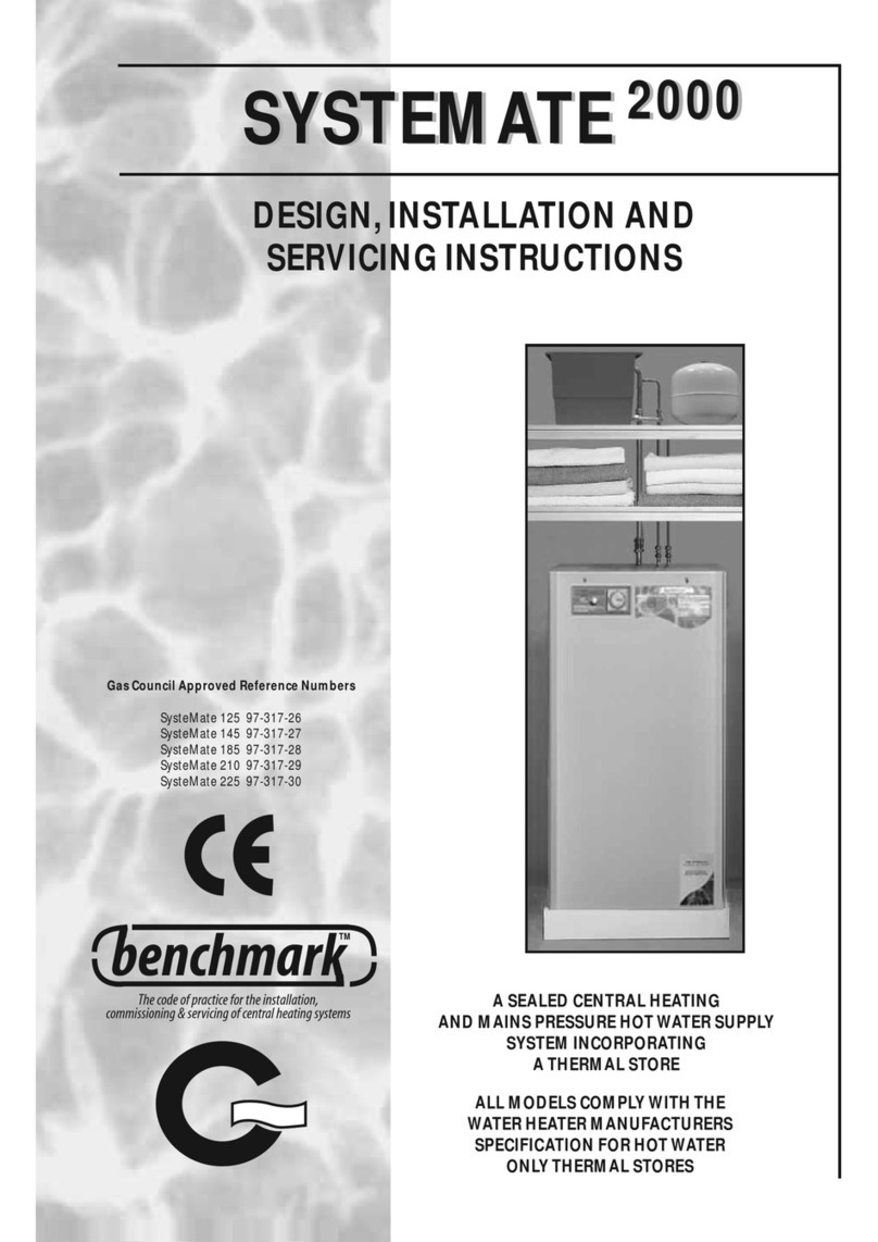 Benchmark SYSTEMATE 2000 Series Design, installation and servicing instructions