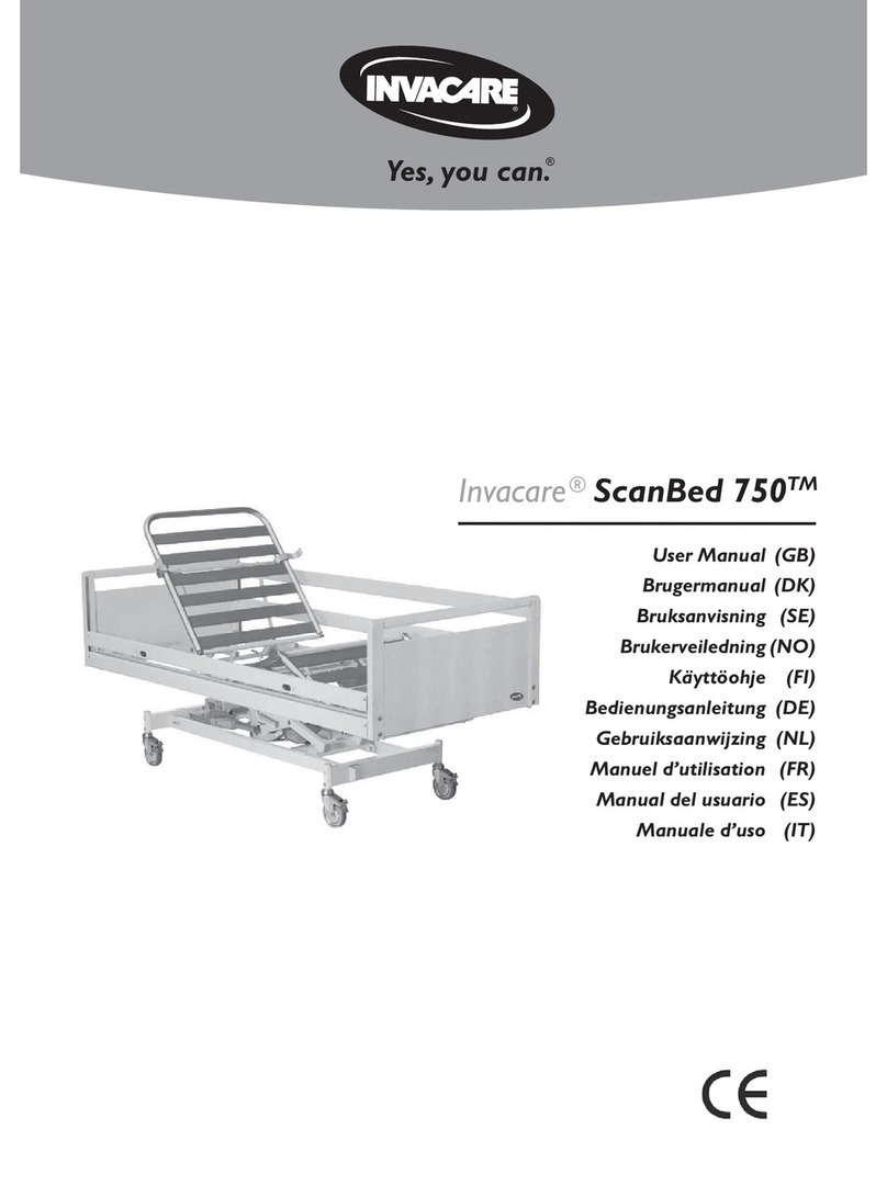 Invacare ScanBed 750 User manual