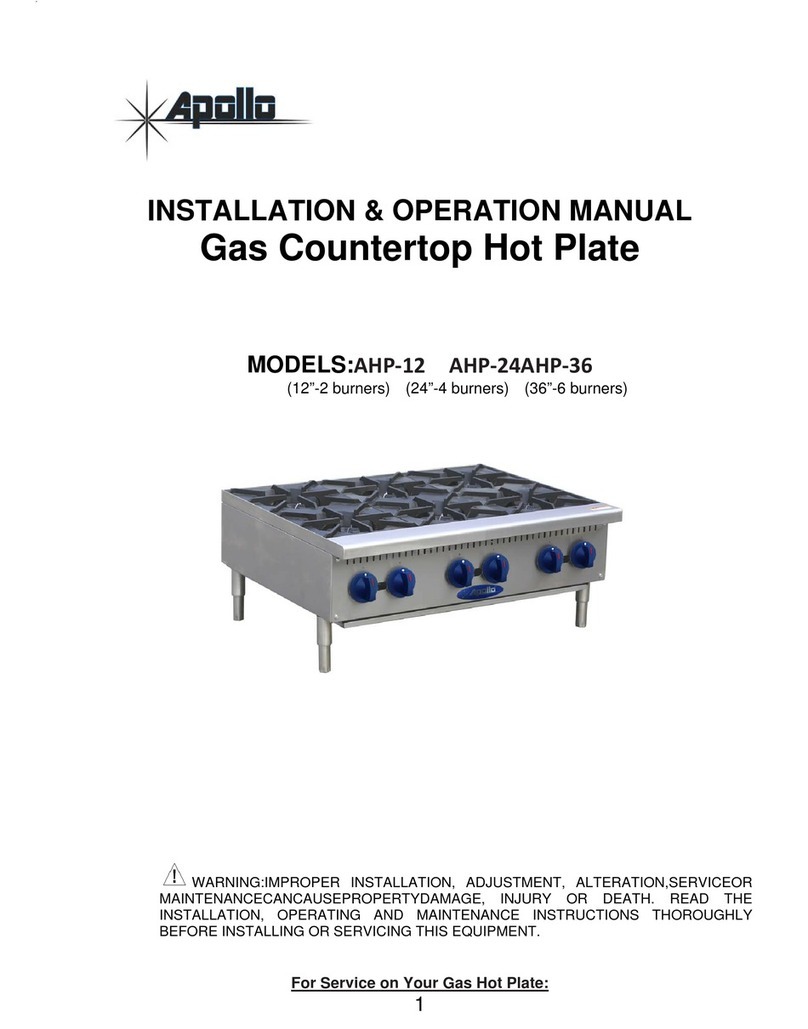 Apollo AHP-12 Installation & operation manual