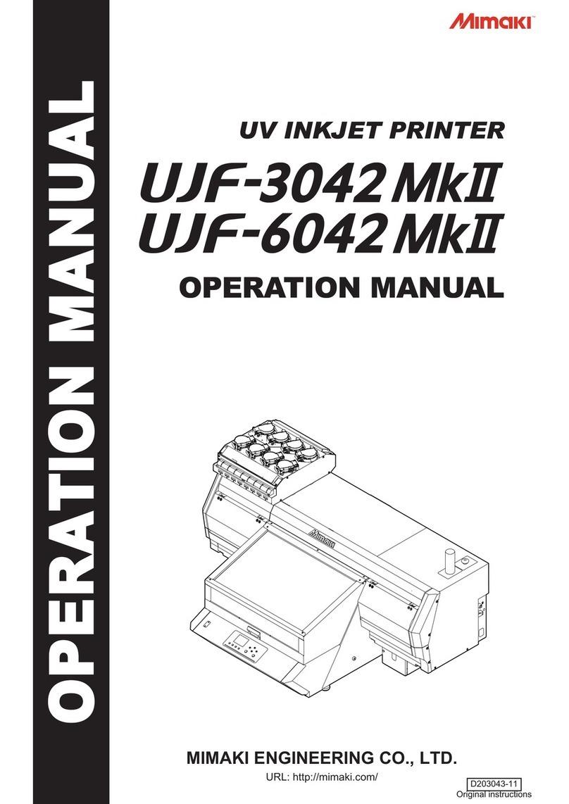 MIMAKI UJF-3042MkII EX User manual