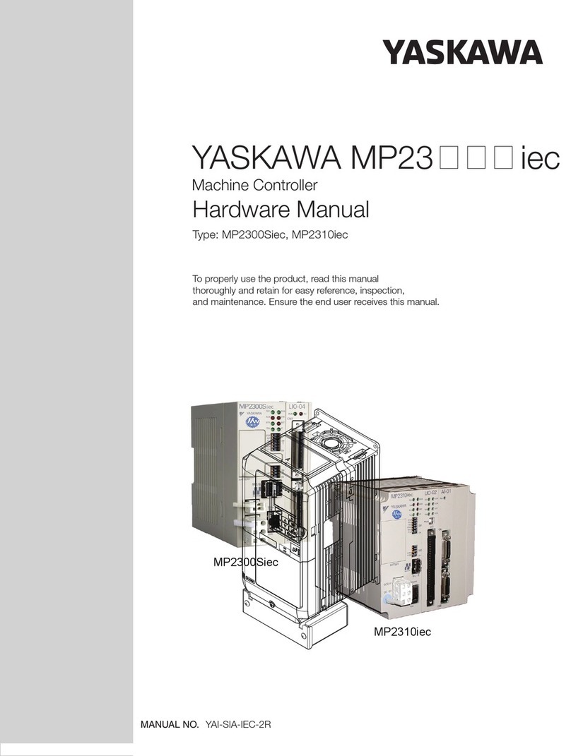 YASKAWA MP23xxxiec Series User manual