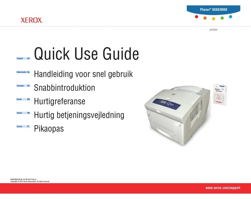 Xerox Phaser 8560 Operating manual