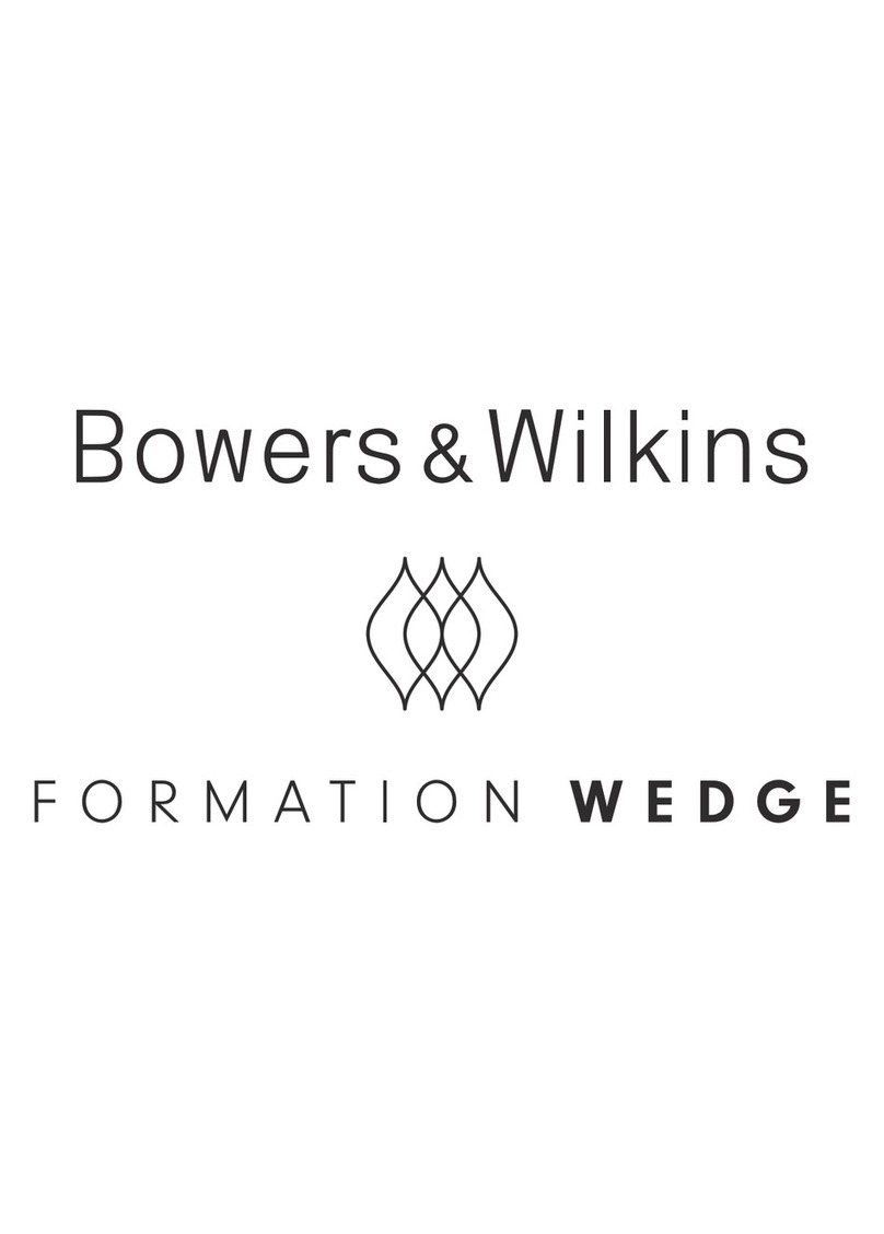 Bowers & Wilkins Formation Wedge User manual