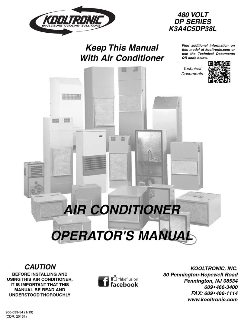 Kooltronic DP Series User manual