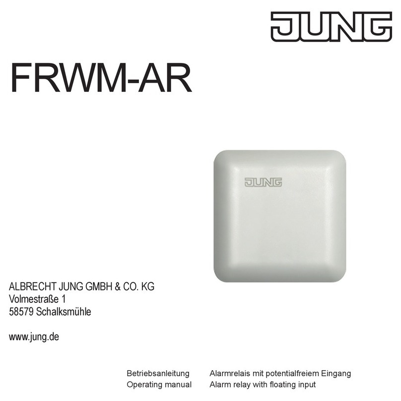 Jung FRWM-AR User manual