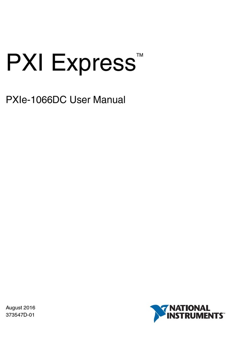 National Instruments PXI Express PXIe-1066DC User manual National Instruments PXI Express PXIe-1066DC User manual
