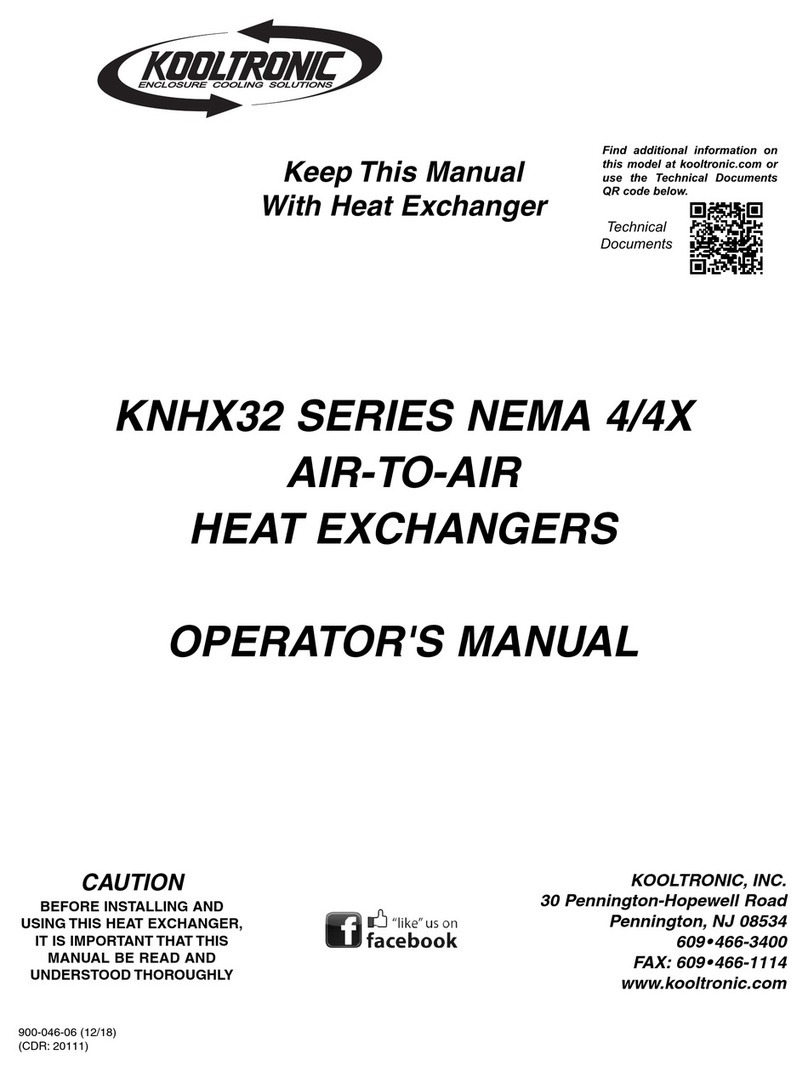 Kooltronic KNHX32 Series User manual