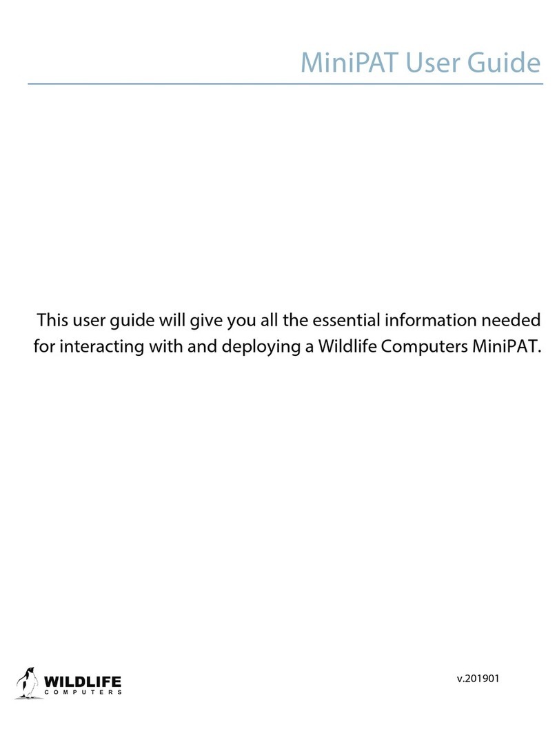 Wildlife computers MiniPAT user guide