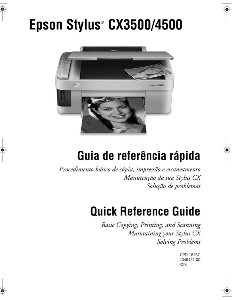 Epson Stylus CX3500 Series User manual