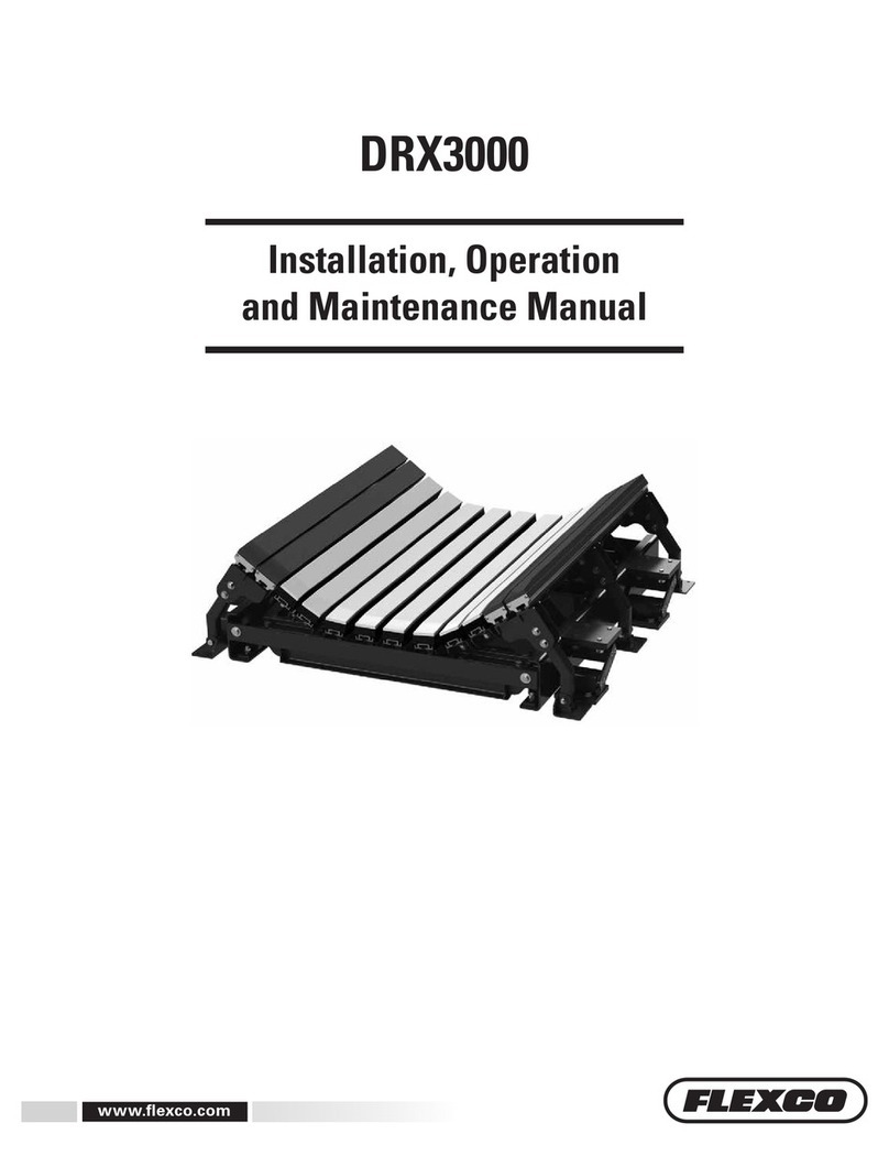 Flexco DRX3000 Installation, operation and maintenance manual