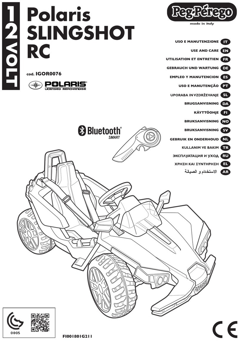 Peg-Perego Polaris SLINGSHOT RC Installation instructions
