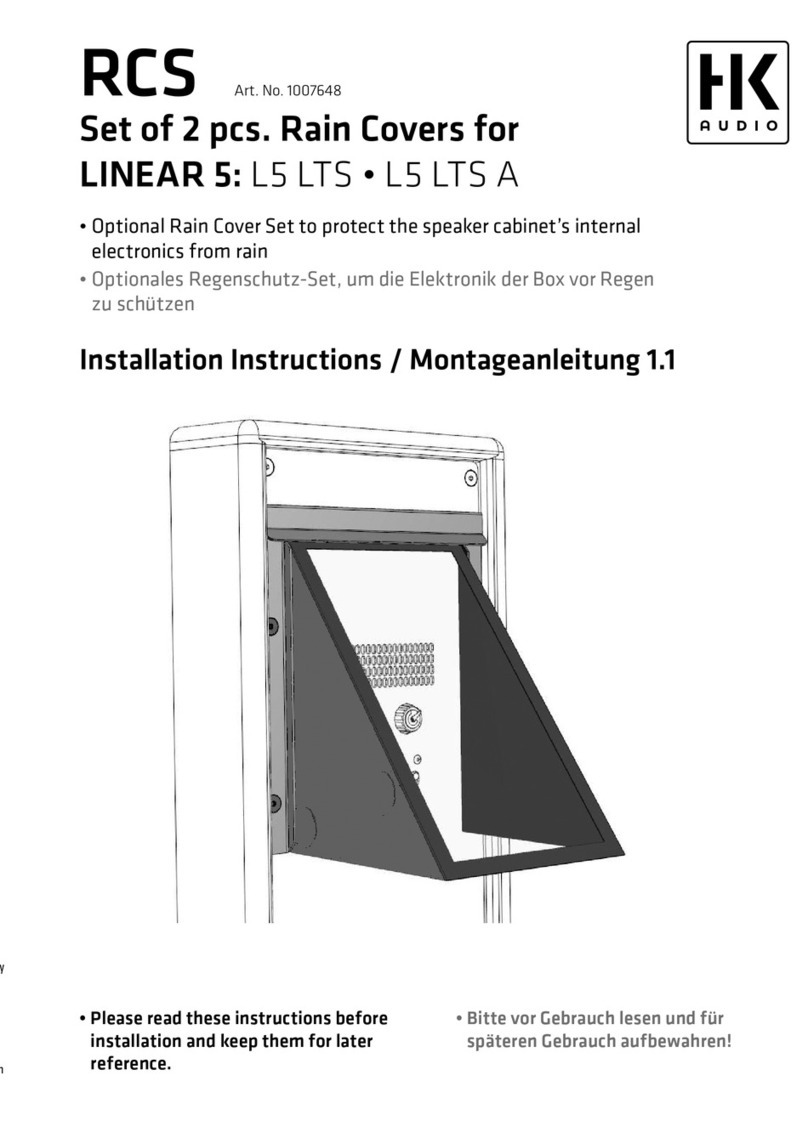 HK Audio Linear 5 Series installation instructions