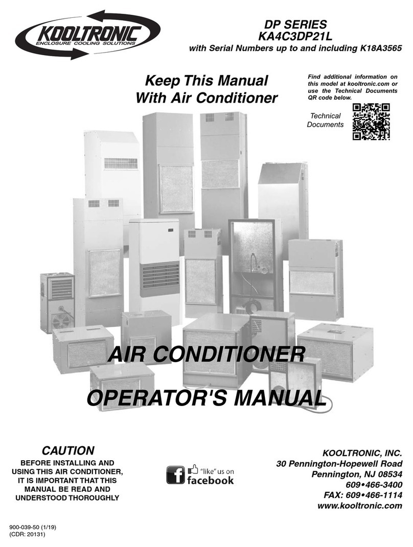 Kooltronic DP Series User manual