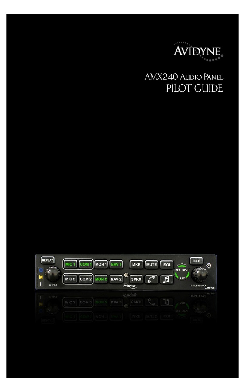Avidyne AMX240 pilot's guide