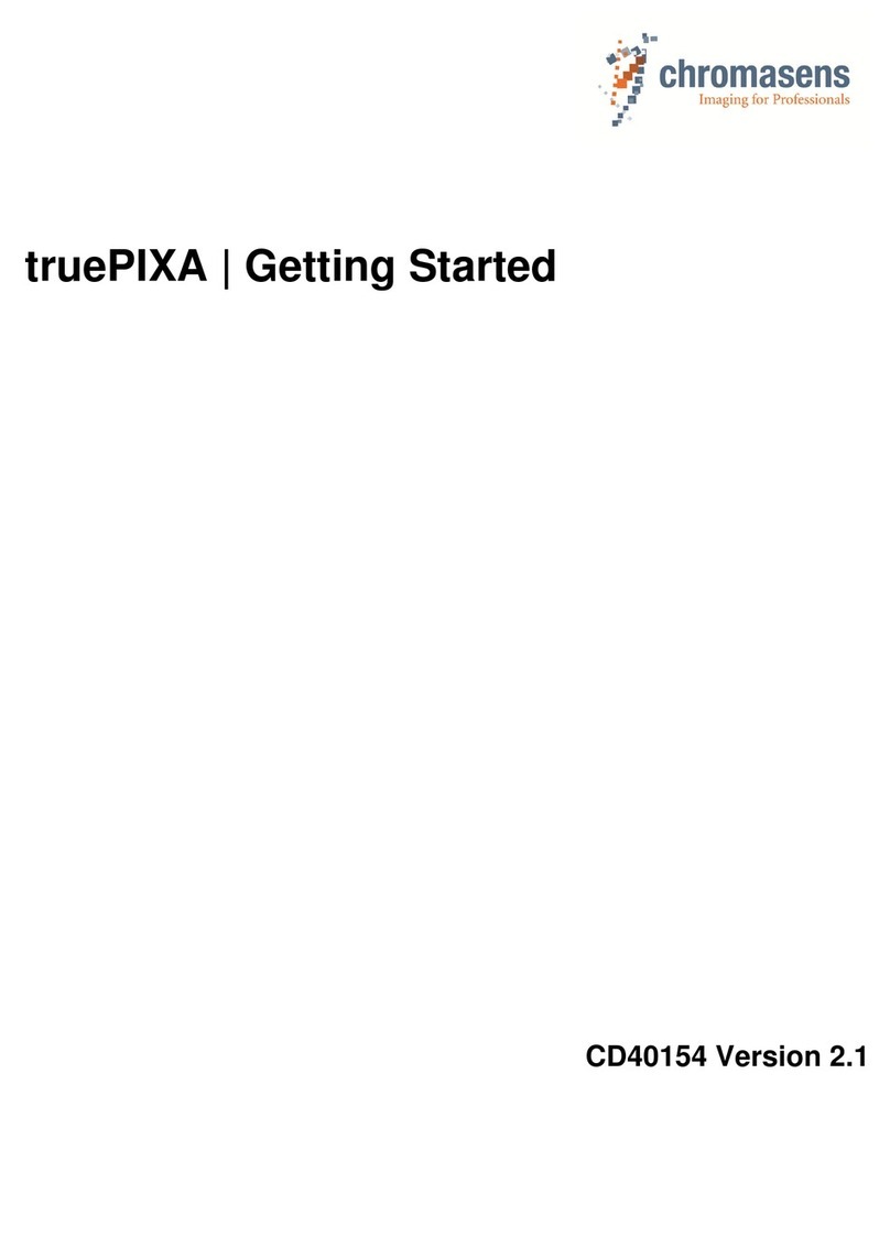 chromasens truePIXA Getting started