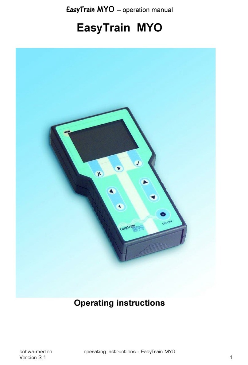 schwa-medico Easytrain Myo operating instructions