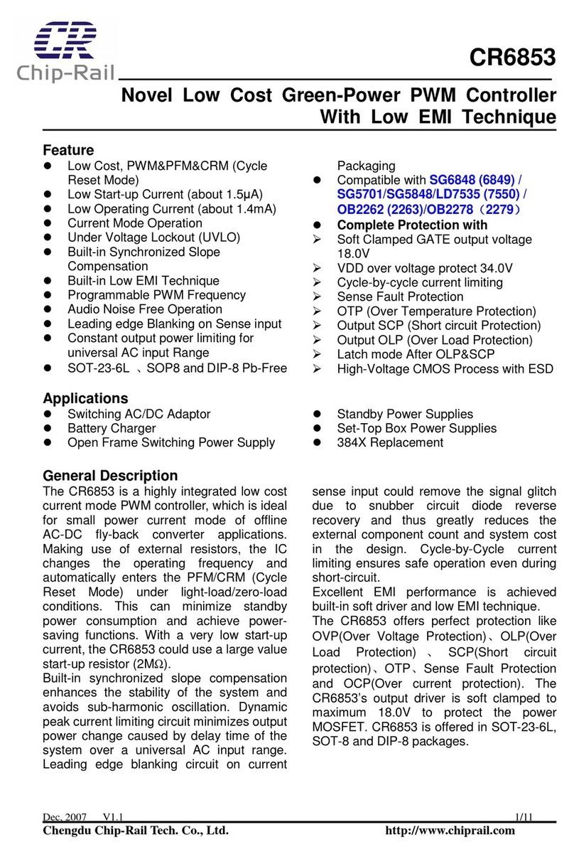 Chip-Rail CR6853 manual