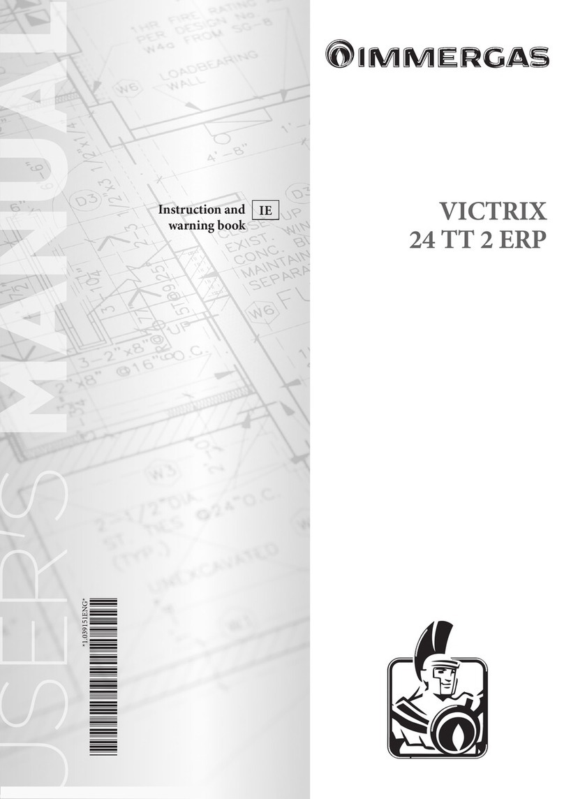Immergas VICTRIX 24 TT 2 ERP Product manual