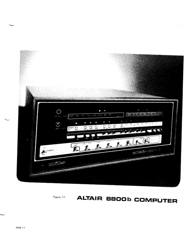 MITS altair 8800b Documentation