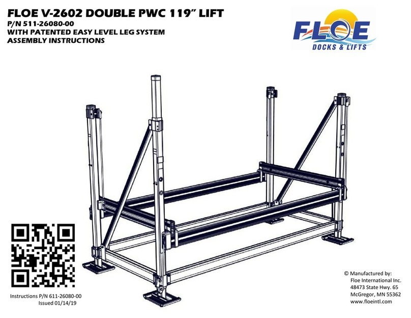 Floe V2602 LENGTH BUNKS User manual