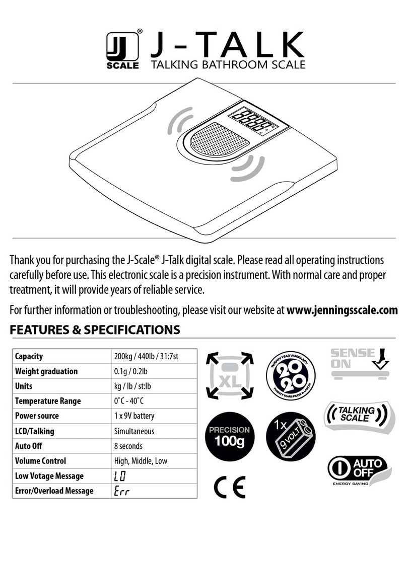 J-Scale J-TALK User manual J-Scale J-TALK User manual
