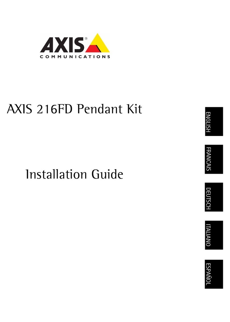 Axis Axis 216FD installation guide