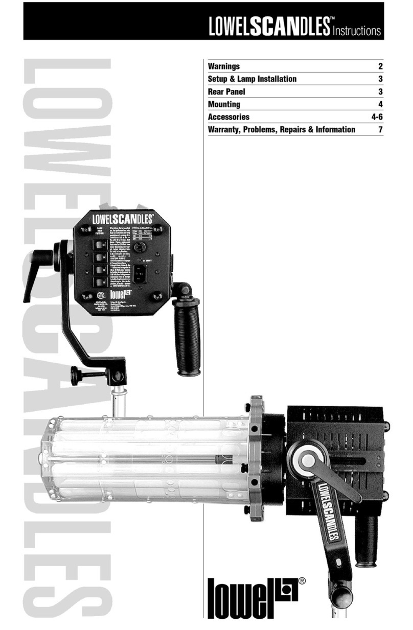Lowel Scandles LSF-24DA instructions