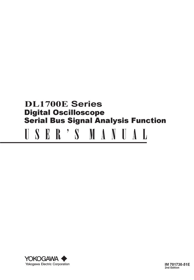 YOKOGAWA DL1735E User manual