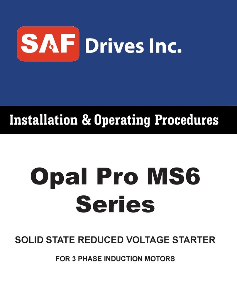 SAF Opal Pro MS6 Series User manual
