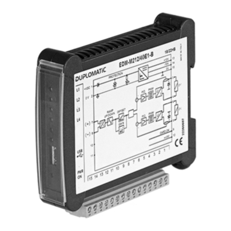 Duplomatic EDM-M*/30 Series Startup manual