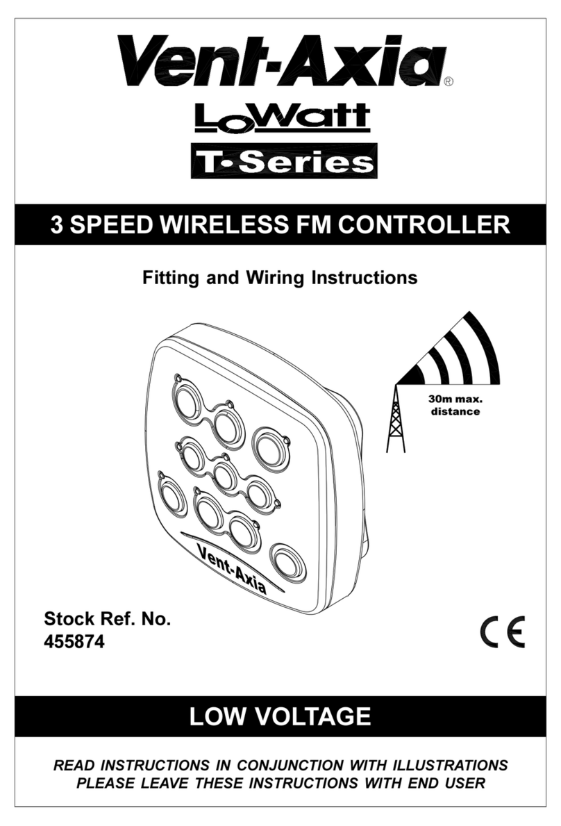 Vent-Axia LoWatt T Series User manual